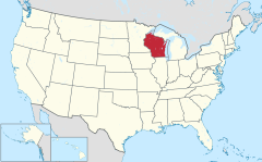 Wisconsin (marcado en rojo) posee inversiones en ETF de bitcoin.