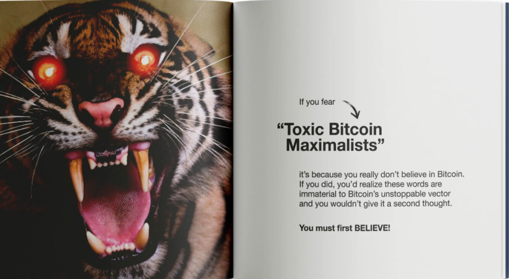 Keiser ⁤tiene un libro donde relata sus experiencias‍ como ⁢entusiasta‍ de bitcoin. Fuente: Amazon.