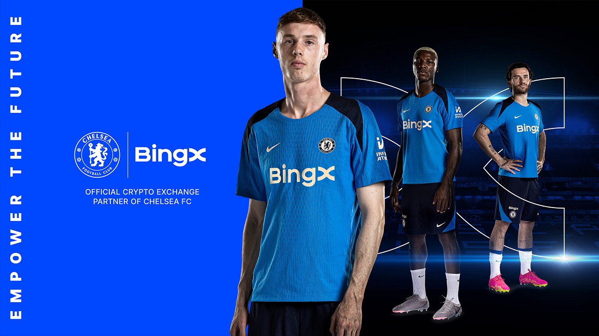 BingX ya es patrocinador oficial de la ropa de entrenamiento del Chelsea F.C.