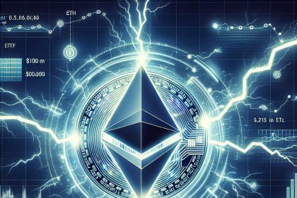 ¡Impacto Relámpago! ETFs de Ethereum Mueven $100M en 15 Minutos