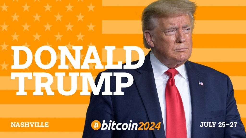 Trump en la conferencia de Bitcoin