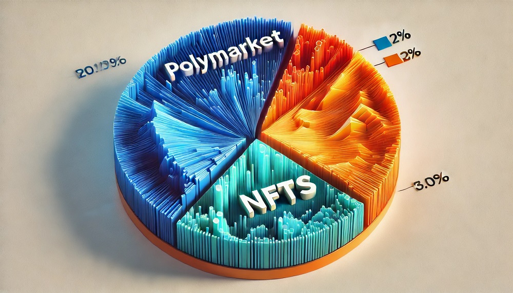 Polymarket superó el volumen de trading de todos los NFT en un mes