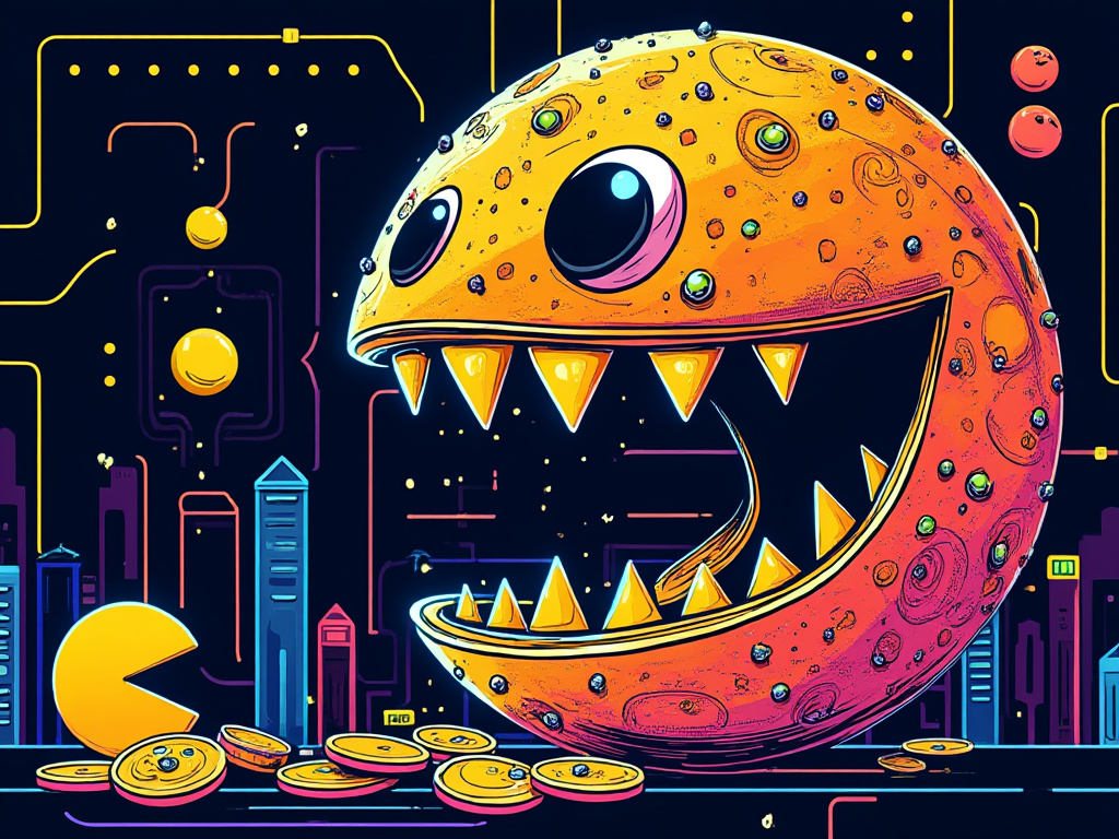 Los ETF de bitcoin se pusieron en modo Pac-Man